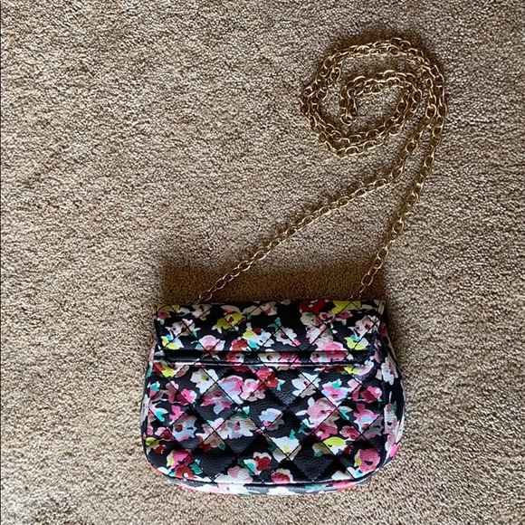 Floral Hand Bag with Chain - Picture 3 of 6